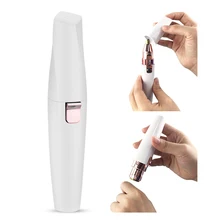 2 в 1, электрический триммер для бровей и эпилятор, Женская губная помада для лица, карандаш для бровей, удаление волос, безболезненная портативная бритва