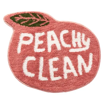 

Cartoon Fruit Door Mat Water Uptake Non-Slip Doormat Peach Home Land Pad Bedroom Toilet Doorway Floor Mat