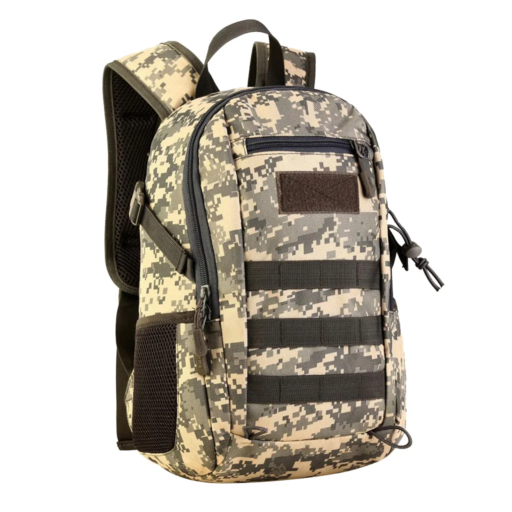ACU Digital Малый 12 л Рюкзак MOLLE Для мужчин дамы для маленьких мальчиков и девочек Пеший Туризм прогулочная обувь для путешествий на открытом воздухе Кемпинг 6 цветов - Цвет: ACU Digital