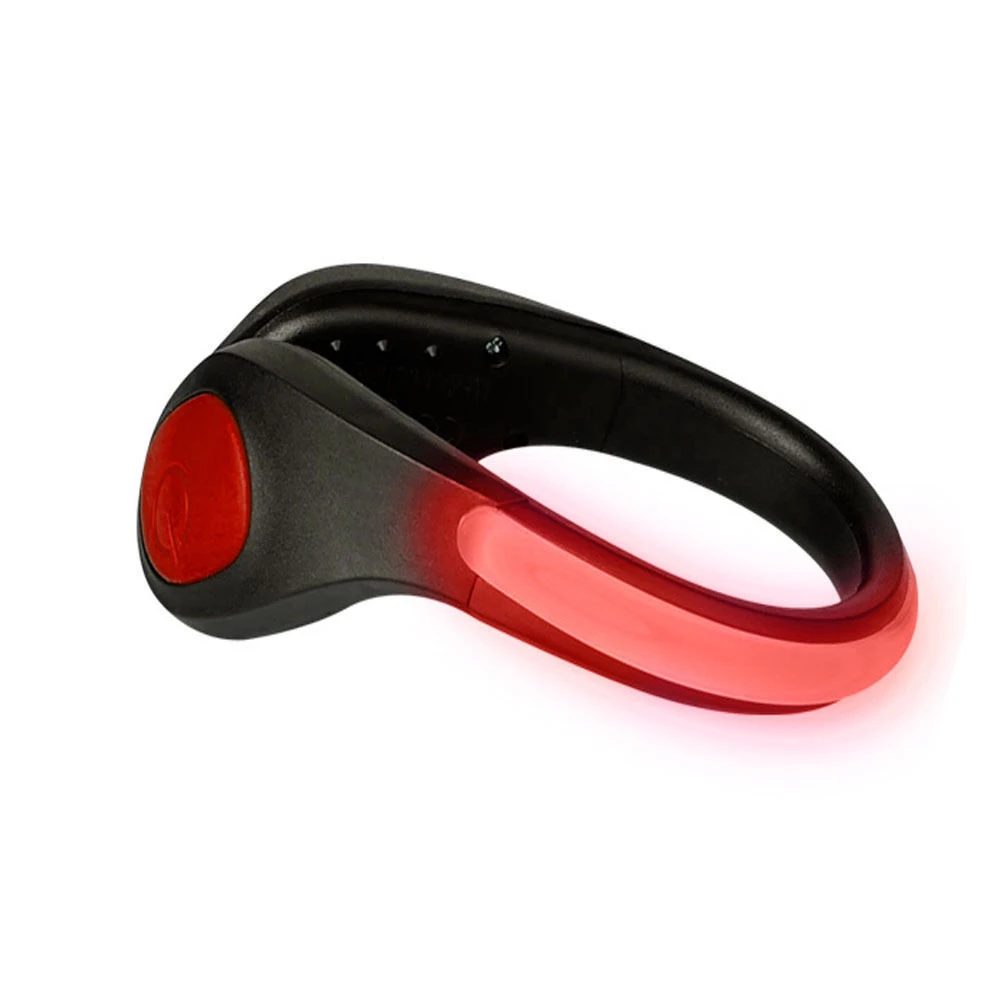 Спортивная безопасность для бега USB led обувь клип светящийся светильник Светоотражающие Нескользящие зажимы SEC88