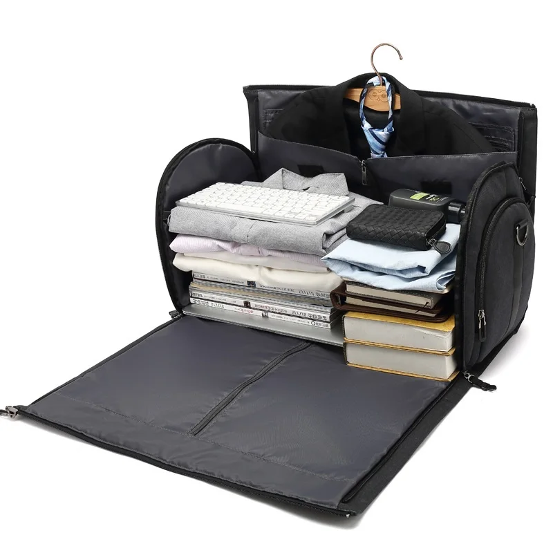 Travel-Bag Luggage Carry-On Suitcase-Clothing Garment Business Hanging New Sac Pockets-Pack