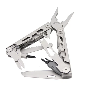 

Multi-functional Combination Pliers Outdoor EDC Tool Stainless Steel Folding Knife Pliers Gear Camping