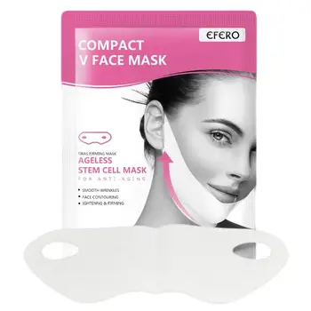 

Women Cheek V Face Lifting Slimming Face Mask Smooth Wrinkles Face Neck Lift Up Peel-off Masks Bandage Face Care