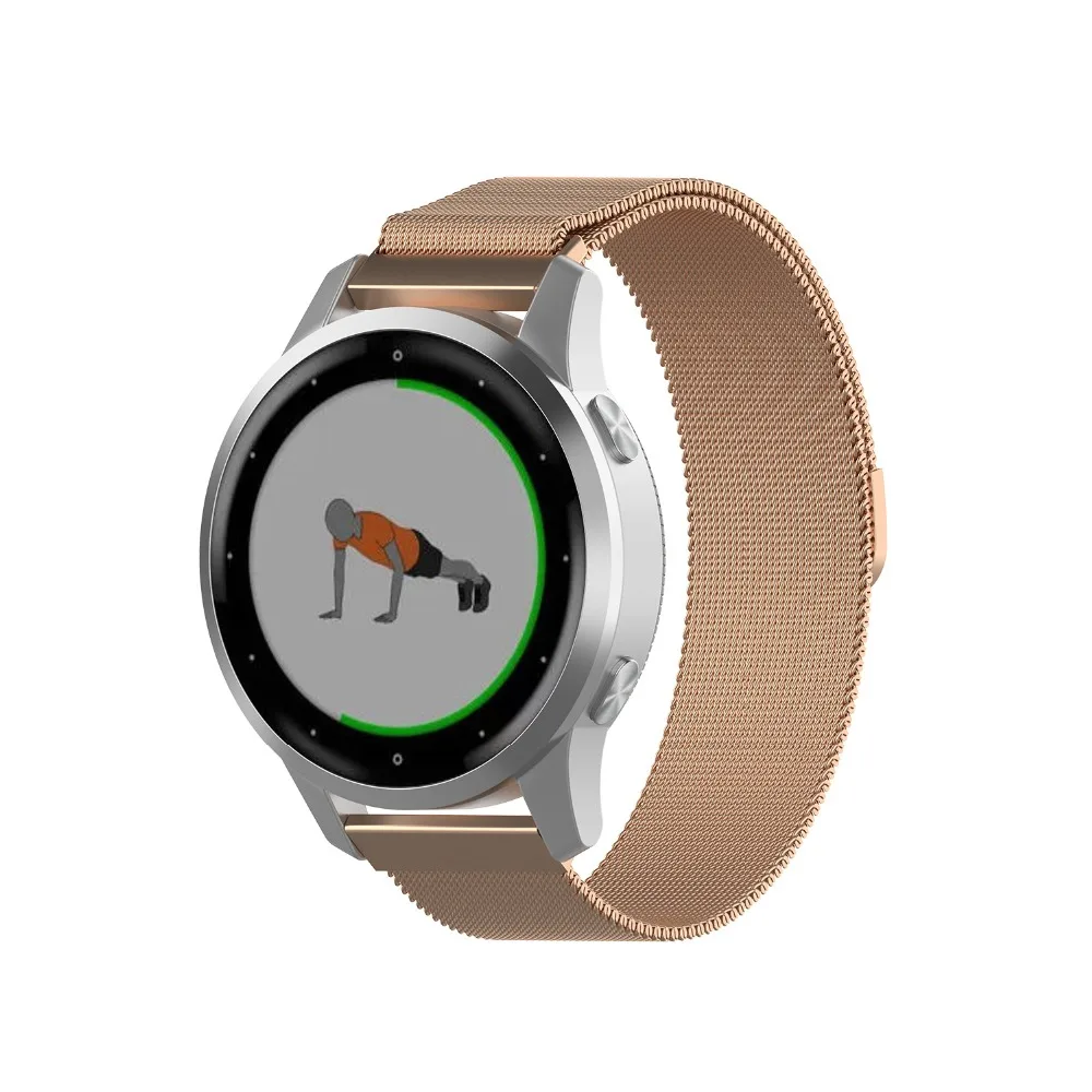18 мм 20 мм 22 мм ремешок для часов для HUAWEI Watch GT 2 спортивный Магнитный Миланский стальной браслет для samsung Galaxy WATCH active 2