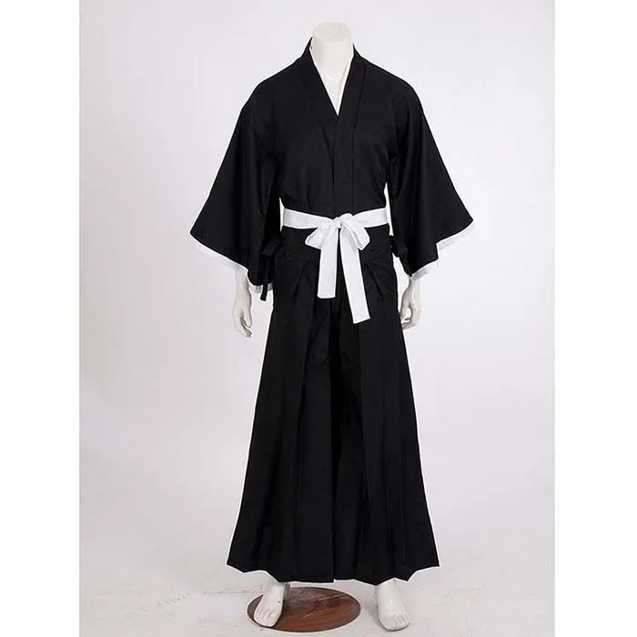Горячее предложение, аниме, косплей костюм Bleach Kurosaki Ichigo Robe плащ пальто кимоно японского аниме косплей костюм на Хэллоуин