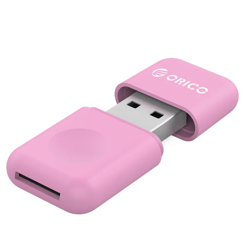 Розовый ORICO кардридер USB 3,0 SD/Micro SD TF карта памяти адаптер для Macbook Pro samsung Ноутбук USB3.0 кардридер SD кардридер - Цвет: Розовый