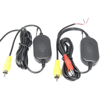 

2020 New 2.4Ghz Wireless RCA Video Transmitter Receiver Kit For Car DVD Monitor GPS Rear View CCD Reverse Backup Camera R30r17