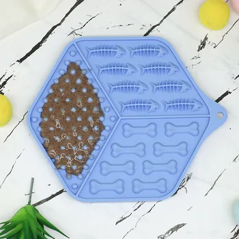 

New Silicone Slow Food Dog Bowl Slow Food Plate Anti-choke Sucker Pet Bowl Dog Licking Mat Pet Supplies Dog Accessories