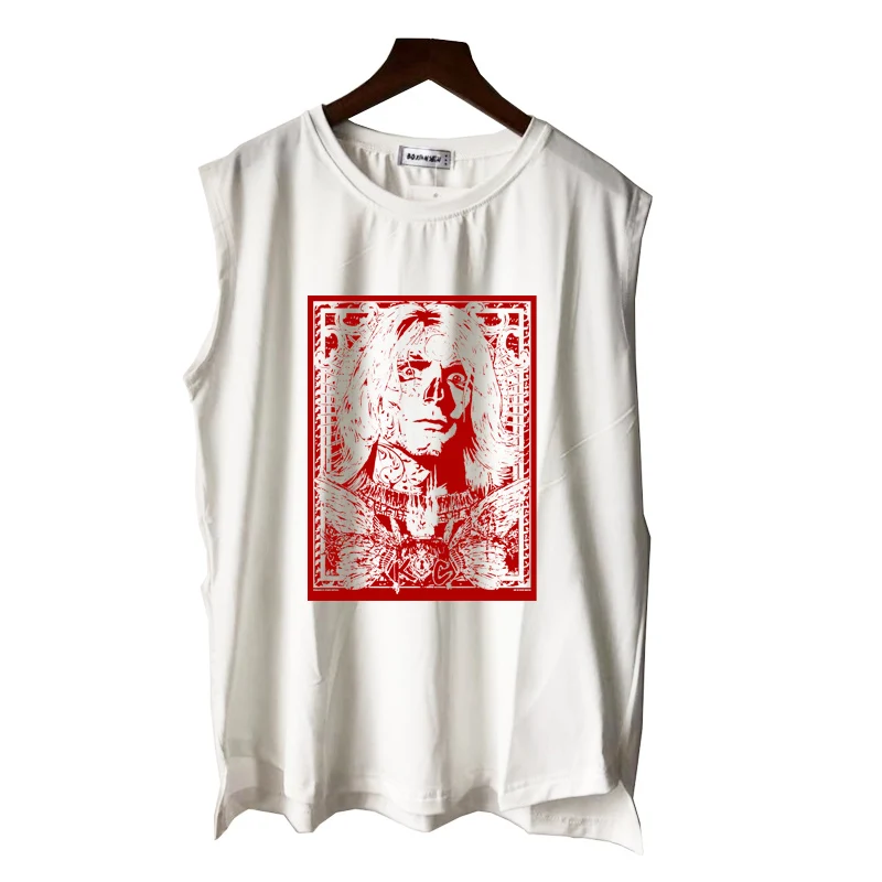 Готический стиль гранж рок-звезда принт для мужчин женщин мальчиков девочек топы