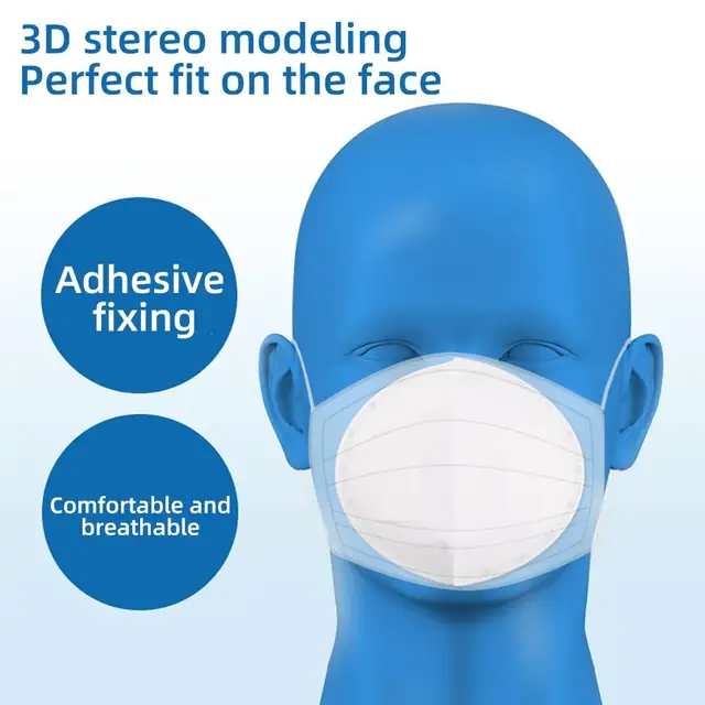 US $8.11  20Pcs Round Disposable PM2.5 Mask Pads Filter Mask Anti-Dust Mask Pads Replacement Inner Pads Cotto