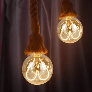 

Hot Retro Bulb E27 110V/220V Soft Spiral LED Dimmable Soft Filament Bulb Vintage Lamp For Home Decoration High Quality