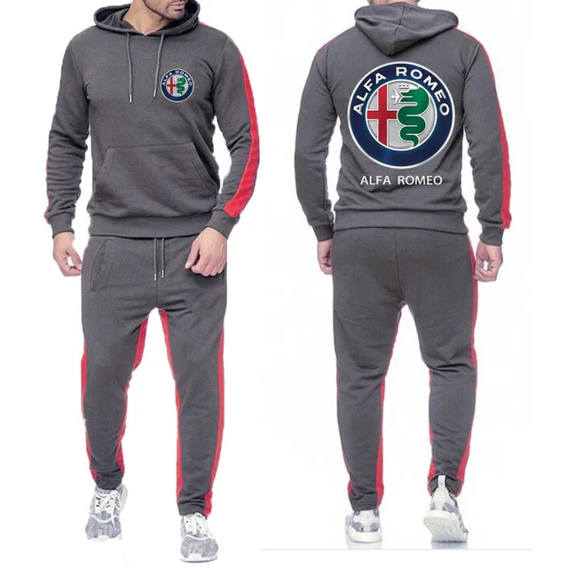 

2020 Alfa Romeo Men's Brand Print SetMan's Casual Sweatpant Sets Harajuku Jackets Sport Suits Hip Comfortable Male