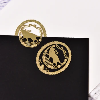 

1Pcs Cute Creative Mini Cat Metal Bookmark Office And School Supplies
