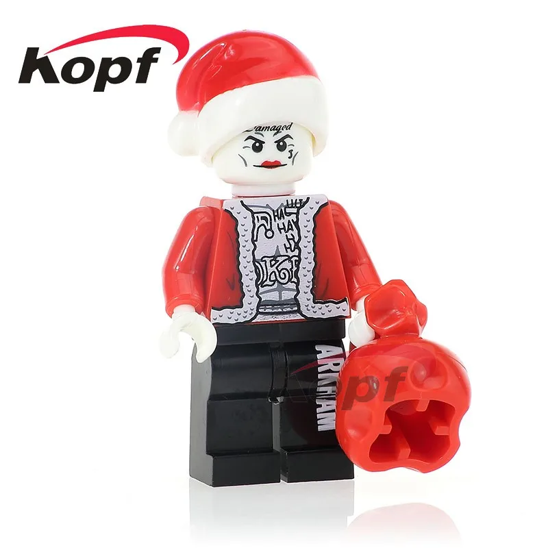 563 Without Box Одиночная Merry Christmas Супер Герои Джанго Фетт Бэтмен Клон Trooper Джокер Кирпичи Строительные блоки детский подарок игрушки XH 567 - Цвет: 563 Without Box