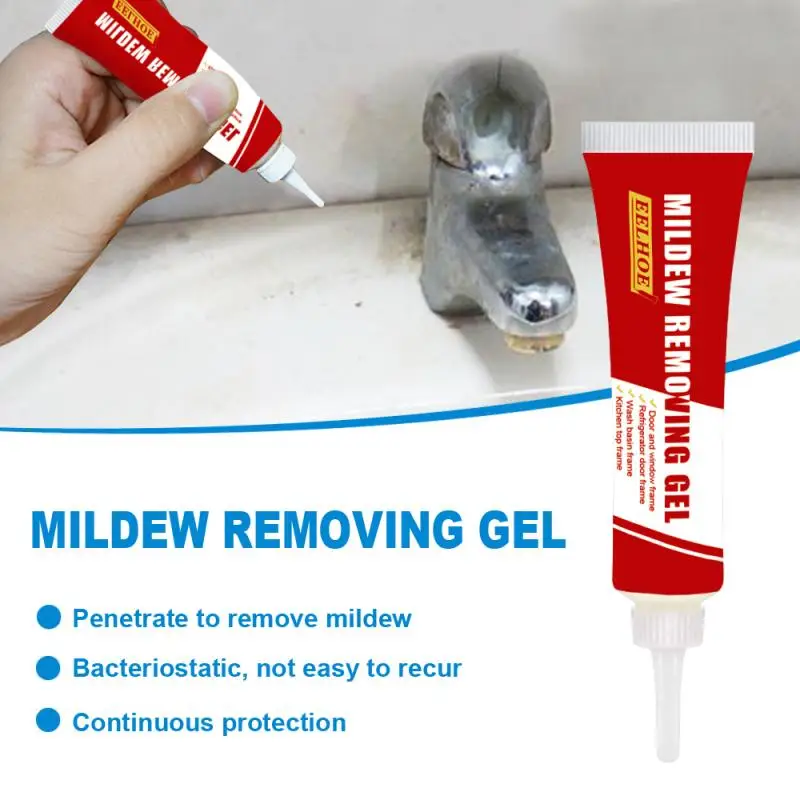 Gel de moho para limpieza de inodoro, limpiador de azulejo, fungicida, detergente, moho, herramienta removedora de manchas