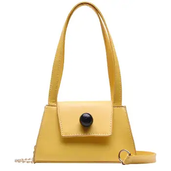 

Fashion Small Crossbody Bags Women New Mini PU Leather Chain Shoulder Bag Girl Candy Color Ladies Messenger Simple Flap Handbag