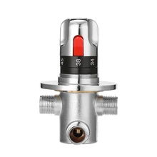 Регулируемый клапан контроля температуры горячей/холодной воды термостатический смесительный клапан латунный Смеситель для воды для домашнего водонагревателя