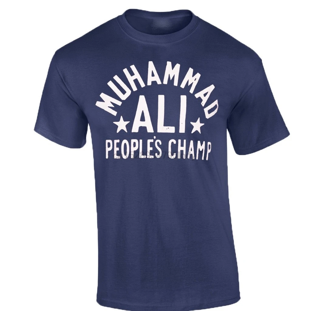 diversión Capilla Asistencia Camiseta de boxeo para hombres, camiseta del campeón de la gente de Muhammad  ALI, camiseta de arcilla de ali Cassius|Camisetas| - AliExpress