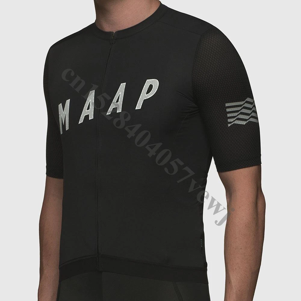 MAAP Pro Team велосипедная футболка, Ropa Ciclismo, быстросохнущая спортивная майка, одежда для велоспорта, одежда для велоспорта, профессиональная трикотажная одежда, осень - Цвет: Слоновая кость