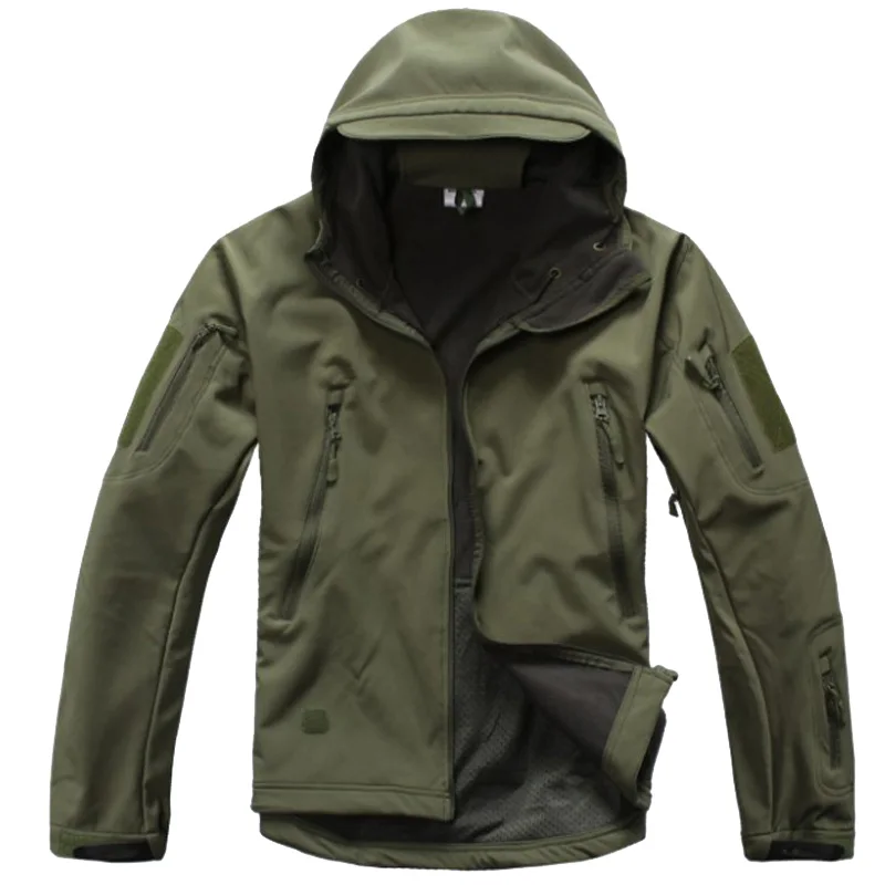 Армейская тактическая куртка Sharkskin Softshell TAD камуфляжная охотничья одежда для