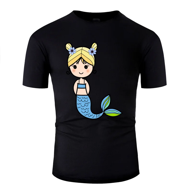 Графическая футболка с надписью Better Golden Hair Mermaid Girl Fish Art коллекция 2019 года