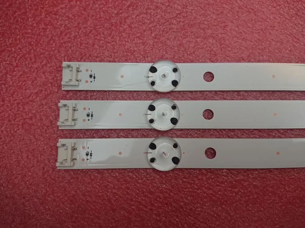 3 шт. светодиодный подсветка полосы для LG 43UF6407 43LH604V 43UH610V 43UH603V 43UH610A 43UH6030 43LH5700