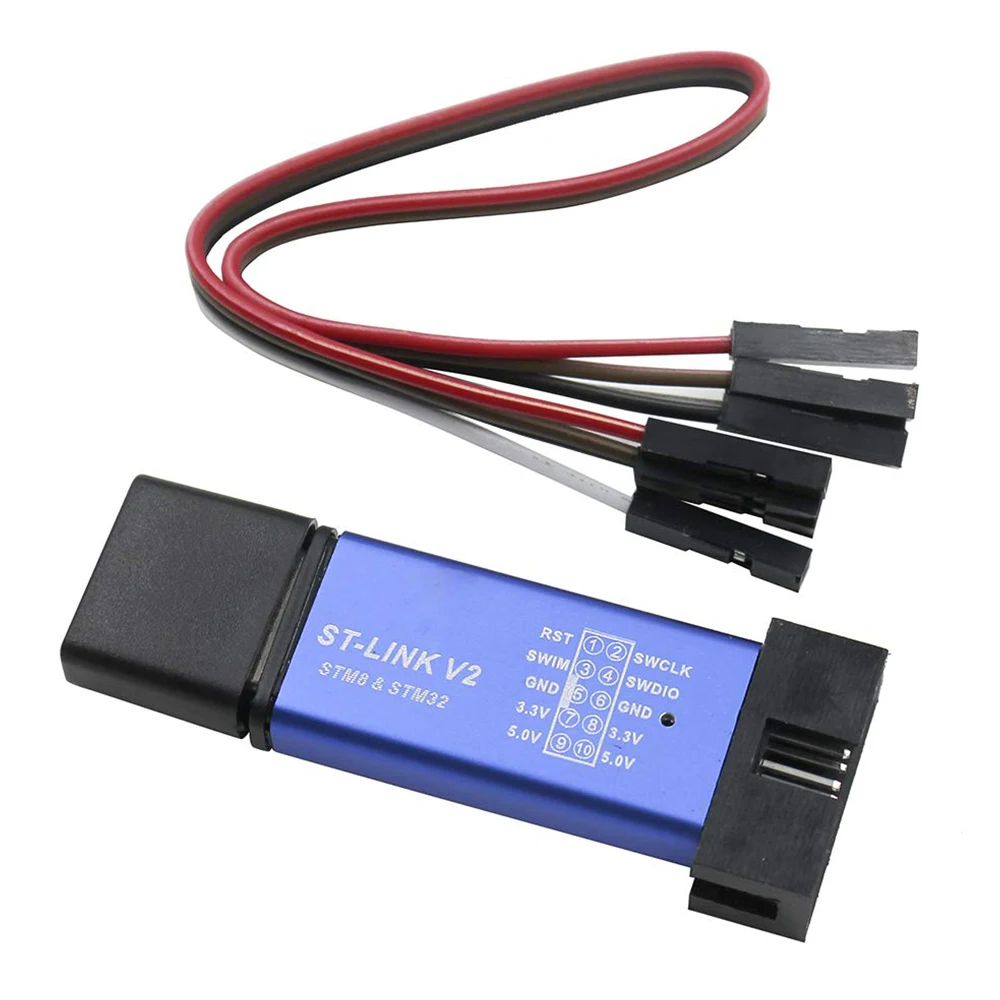 Эмулятор загрузчика V2 Mini STM8 STM32 программирующий блок (три случайных цвета)