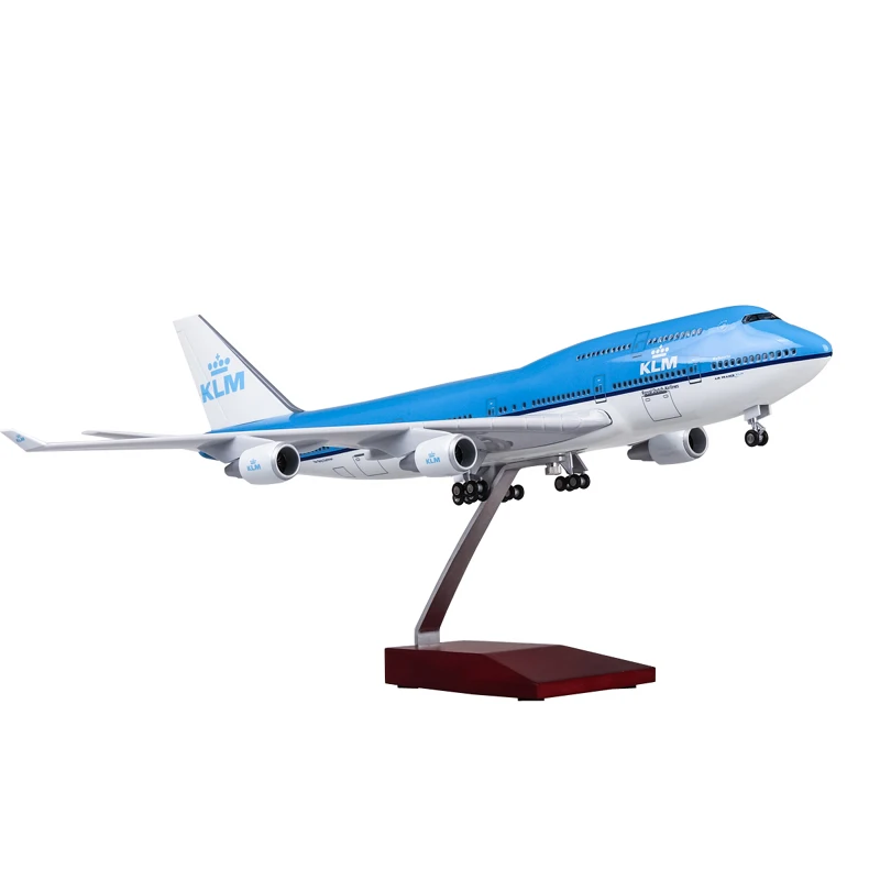 47 см 1/157 королевские голландские авиалинии Boeing B747 модель самолета сплав airframe W шасси и светильник самолет игрушки самолет с фиксированным крылом