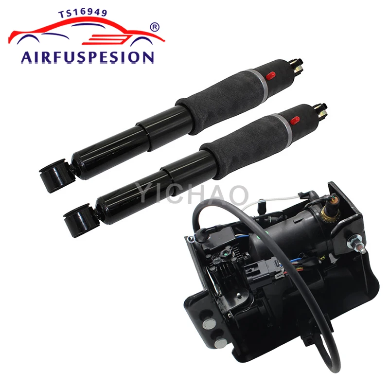 AKWH Air Suspension Compressor 15254590 for Cadillac Escalade Chevrolet Avalanche 1500 Suburban Gmc Yukon 2002-2006 19299545 20930288