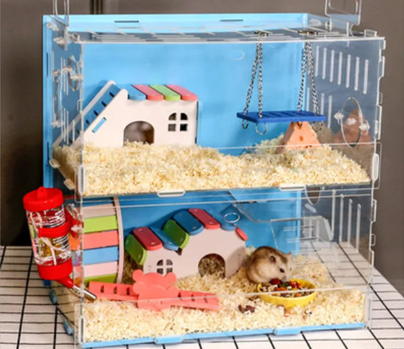 Large Hamster Cage Complete | Hamster Cage Acrylic Large | Super Large  Hamster Cage - Cages - Aliexpress