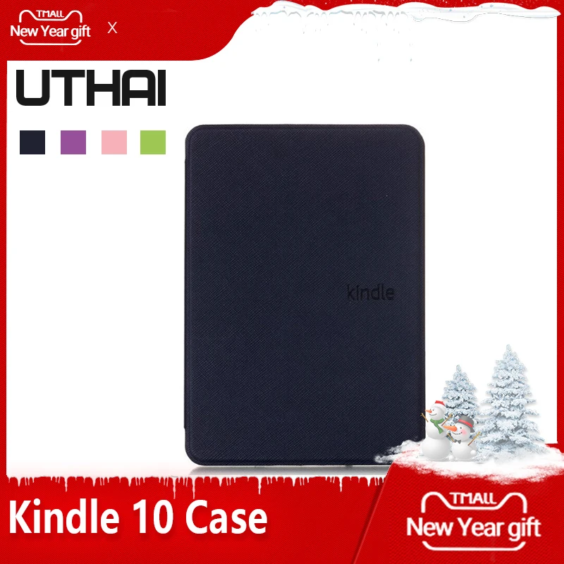 UTHAI K10 Tablets & e-Books Case for Kindle 10th Generation with Sleep & Wake Up Function, Protective Shell Leather Cover