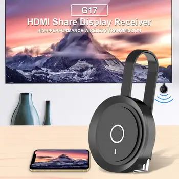 

2.4G/5G 4K Wireless WiFi Mirroring Cable HDMI Adapter 1080P Display Dongle For IPhone Samsung Xiaomi Huawei Android Phone To TV