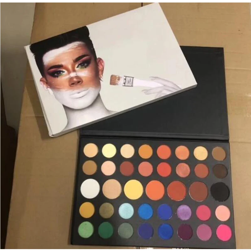 Высокое качество James Charles Artist 39 прессованные тени для век Палитра абсолютно новая матовая натуральная стойкая