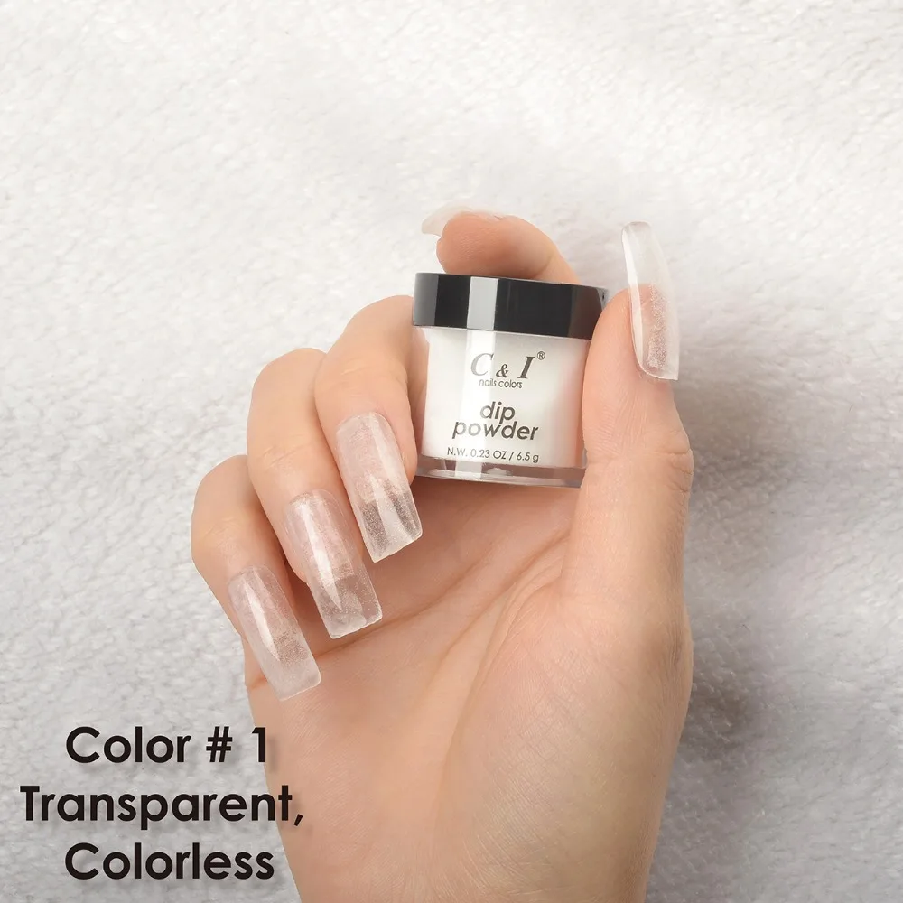 C&I Dip Powder Mini Color # 1 Transparent 2