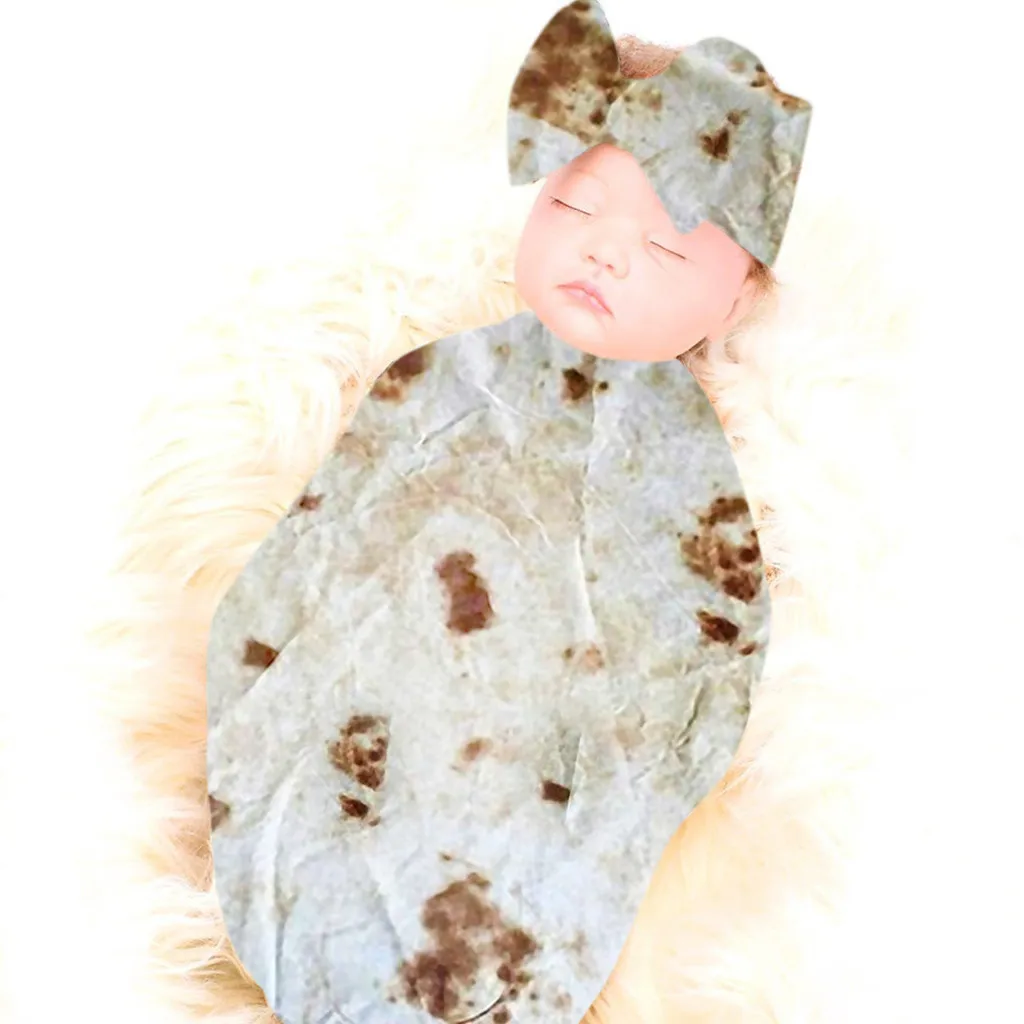 Одеяло для новорожденных Burrito одеяло детское мука Tortilla Пеленание Одеяло пеленка для сна комплекты Платков