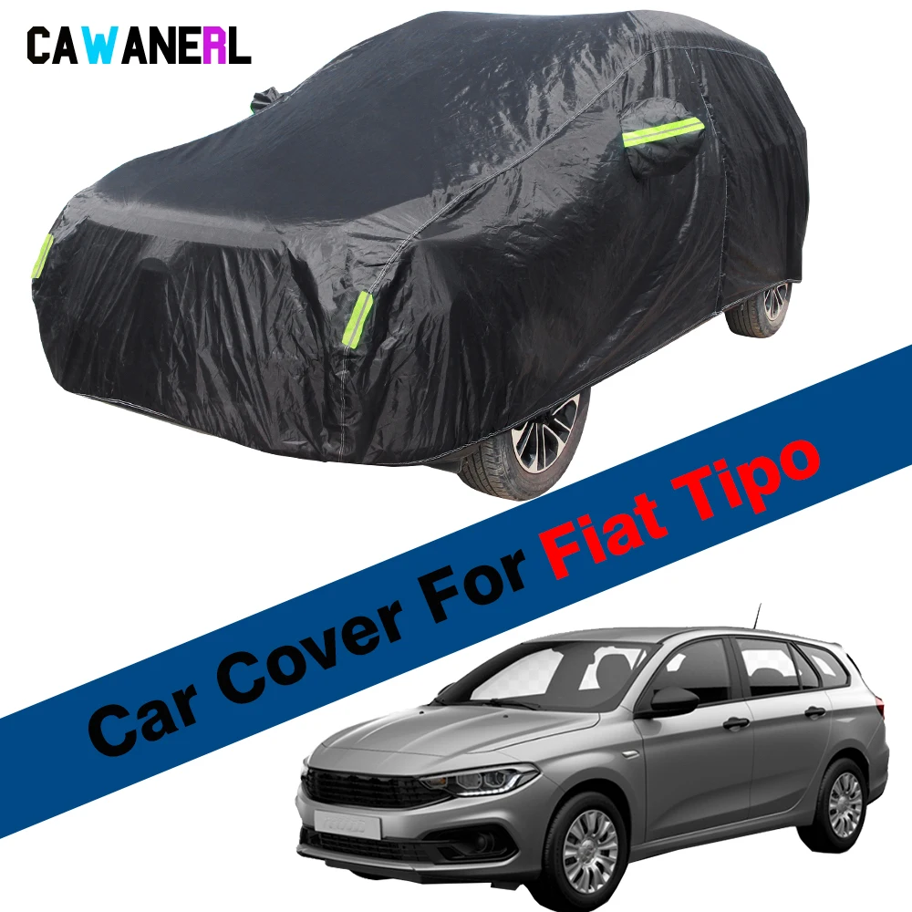 

Car Cover Waterproof Anti-UV Sun Shade Rain Snow Dust Resistant Auto Cover For Fiat Tipo