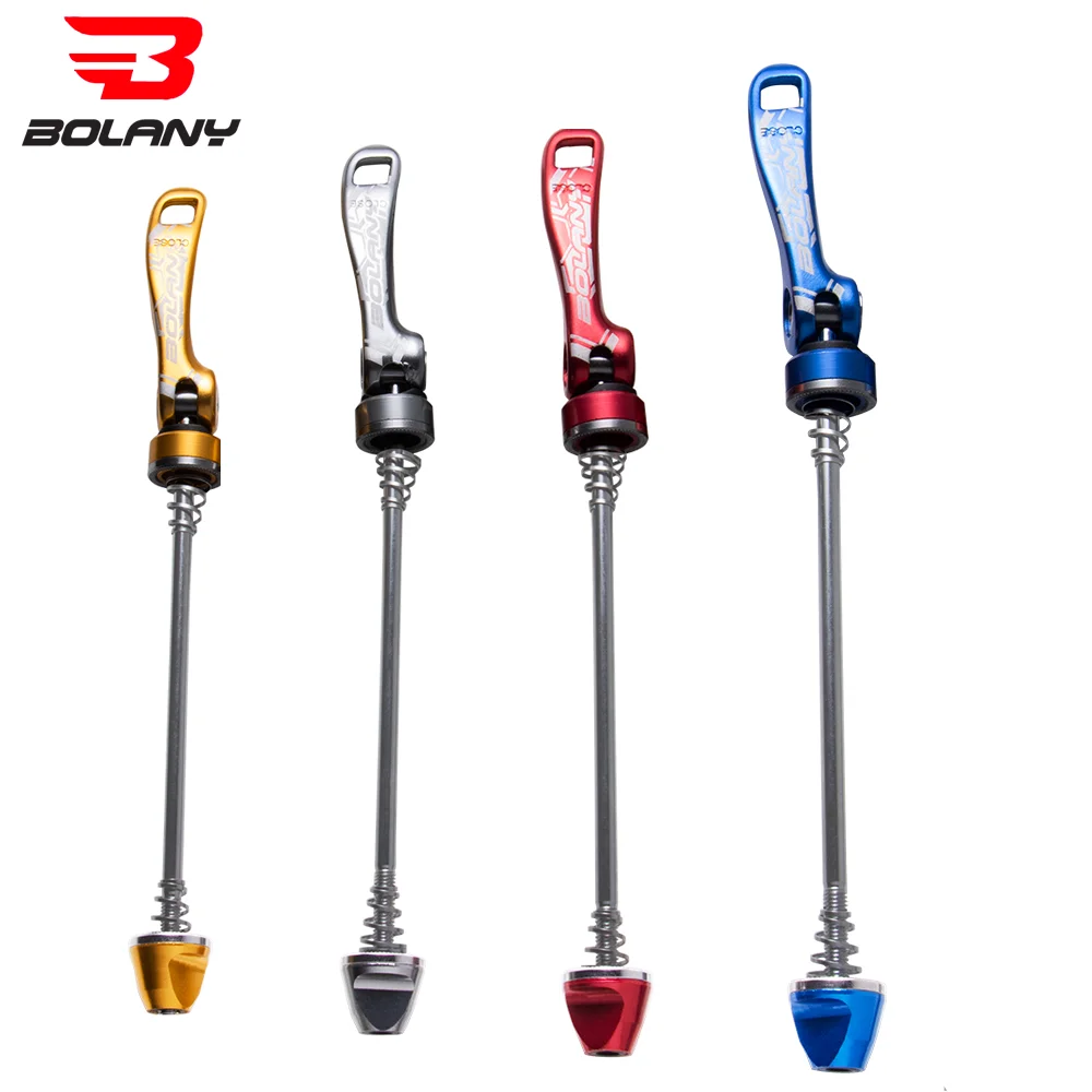 

BOLANY Quick Release Skewer Ultralight QR Bicycle Lever Aluminum Alloy 100 135mm For MTB Mountain Road Bike Part Hub 5 9mm