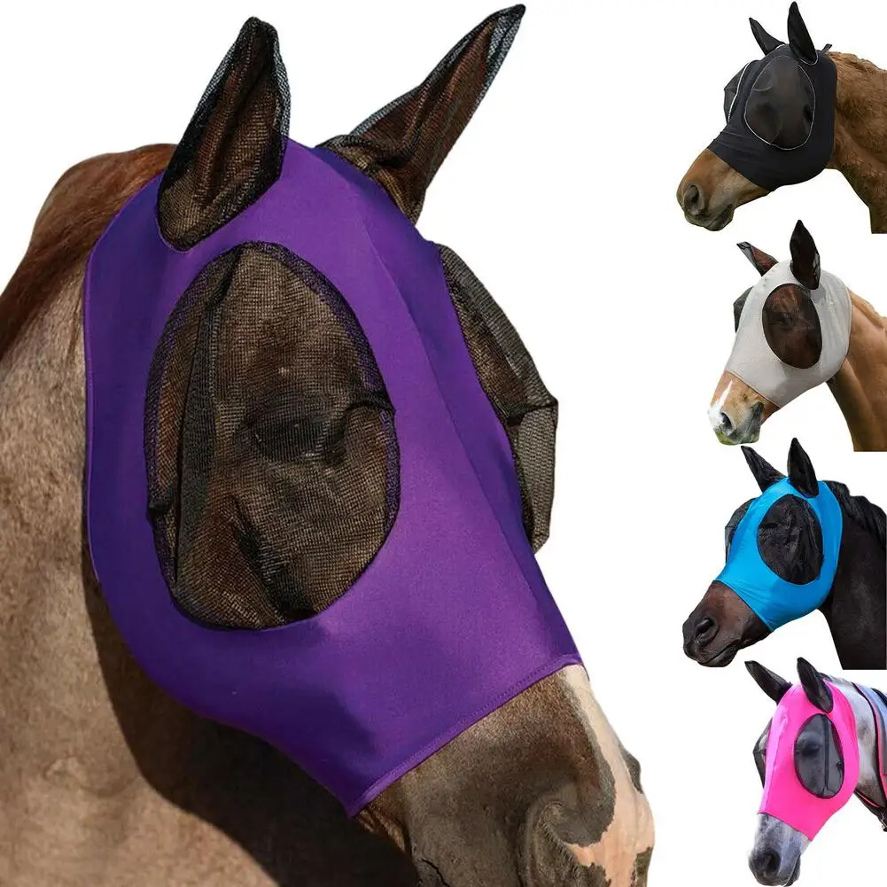 Topeng Horse Headgear Topeng Kuda Elastik Bernafas Nyaman Dengan Telinga Shoppingdirect24 Com