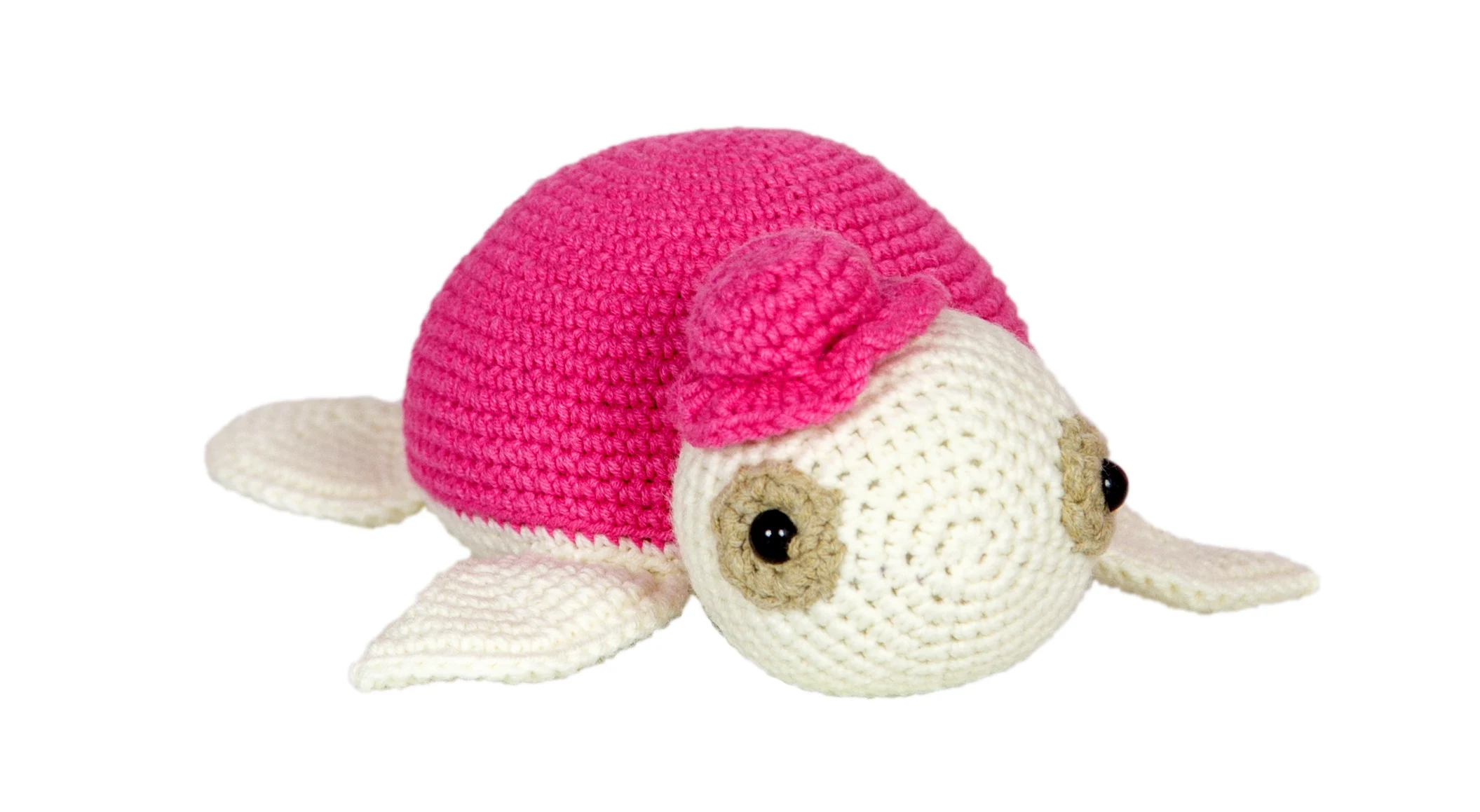 Тедди фиолетовая Черепаха 7 дюймов ручной работы Amigurumi волоконная мягкая милая