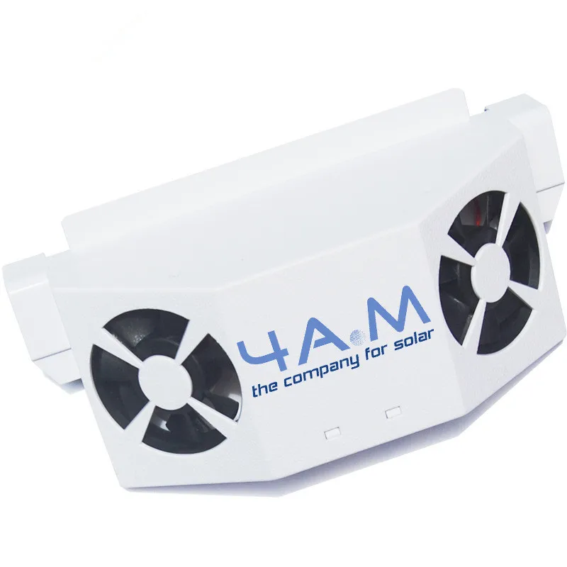 Best Price Split car cooler exhaust fan solar energy battery panel electric cooling hydraulic brushless motor charge power bank heat sink