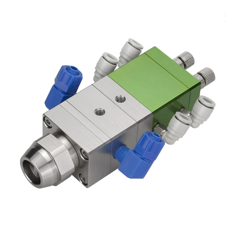 

32AB Single Cylinder Double Liquid Dispensing Valve Suction Type AB Mixing 1:12:1 Adjustable