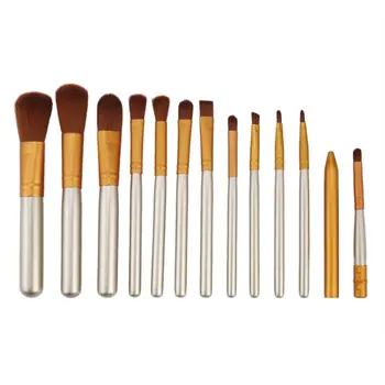 

12 Pcs/lot Makeup Brushes Set Kits Cosmetic Eyeshadow Foundation Concealer Brush Women Facial Beauty Make up Brush Tools