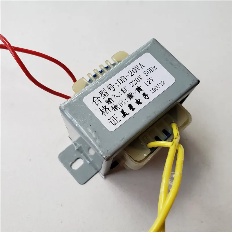 12V 1.67A трансформатор 20VA 220V трансформатор входной мощности EI57 трансформатор питания трансформатор