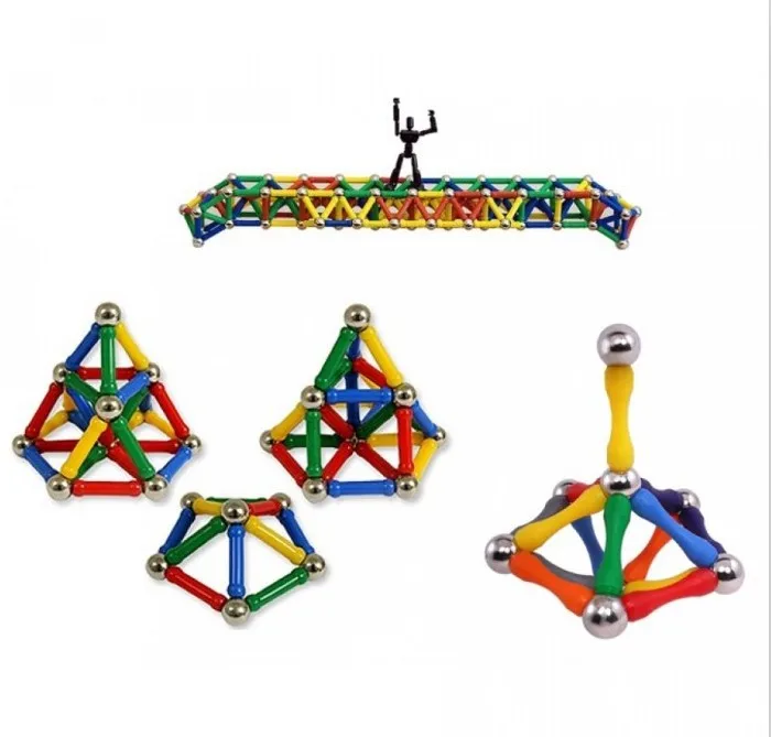 Новинка, 103 шт., сделай сам, дизайнерские, развивающие, забавные, Toysmagnet, металлические шары, Детские магнитные строительные блоки, игрушки, строительные игрушки, аксессуары