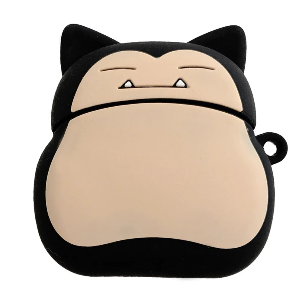 Silicone Cute 3D Snorlax Bluetooth Earphone Cases For Airpods Pro Case Cute Cartoon For Apple Airpods Pro Protective Cover