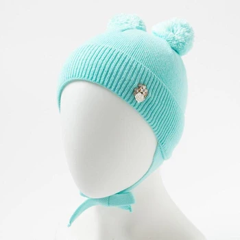 

Hat for girls, color menthol, size 40-42