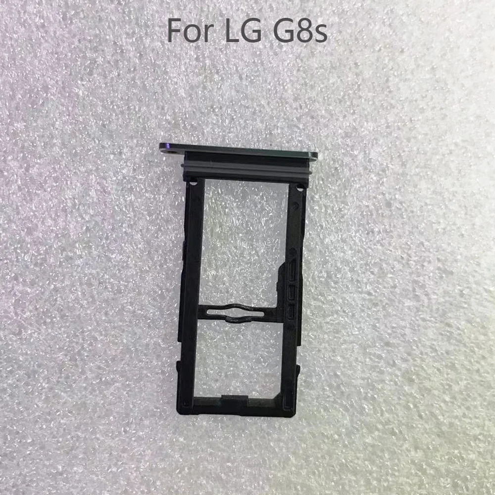 

For LG G8S ThinQ G810 LMG810 LM-G810 LMG810EAW SIM and microSD Tray Slot - Black