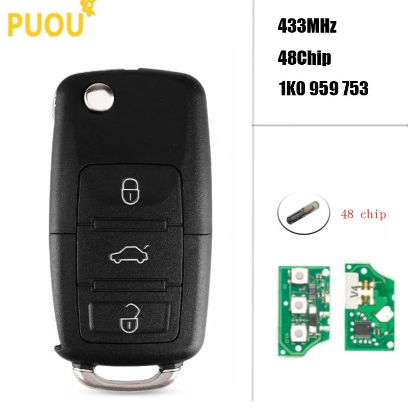 2-кнопочный дистанционный ключ сделай сам для VW/VOLKSWAGEN Beetle Bora Golf Passat транспортер