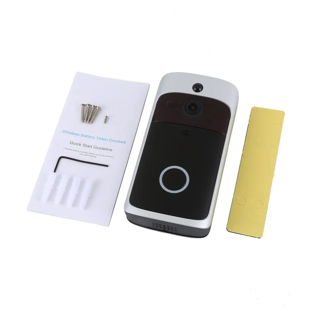 

M3 Night Vision WIFI Smart Video Doorbell Wireless Portable Home Door Bell Cordless Phone Intercom Smart Home Parts