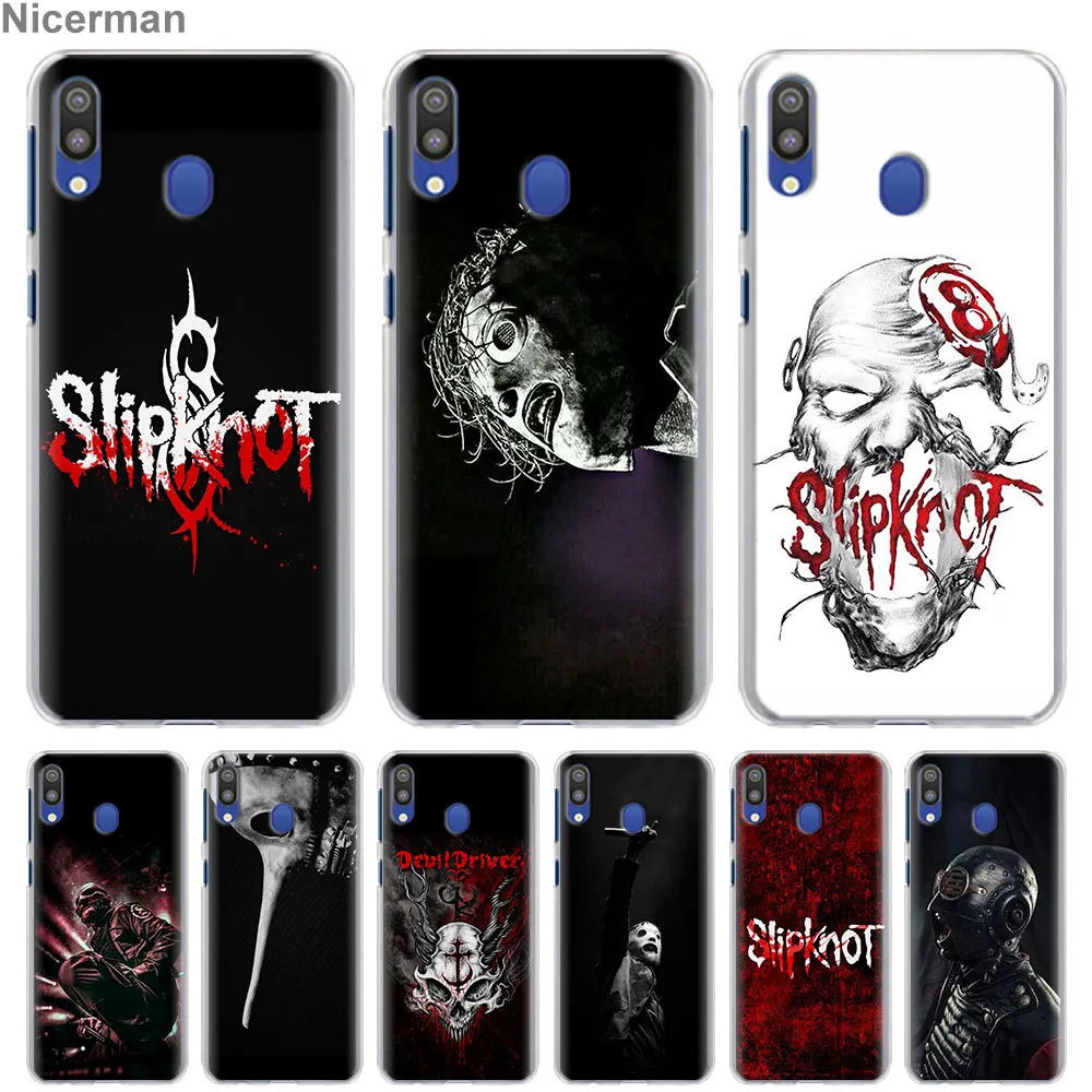 Slipknot рок телефонные чехлы для samsung Galaxy A10 A20e A30 A40 A50 A60 A70 A80 A6 A8+ A7 A9 жесткий чехол из поликарбоната